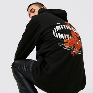 Sudadera con Capucha Unisex 100% Algodón al por Mayor, Sudadera de Forro Polar Personalizada para Invierno, Bordada, Ecológica, Transpirable para Hombre y Mujer, Estampado Sólido - Product Image 6