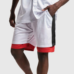 Pantalones cortos de sublimación con estampado de moda de verano, pantalones cortos de malla para hombre, pantalones cortos con cintura elástica hechos en Pakistán - Product Image 4