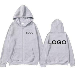 เสื้อกันหนาวมีฮู้ดแขนยาวสำหรับผู้ชายและผู้หญิงเสื้อสวมหัวทรงหลวมลำลองมีซิปพิมพ์ลาย3D ตามสั่งสำหรับฤดูใบไม้ร่วง - Product Image 4