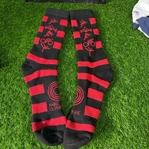 Factory Direct Customize Designer Athletic <b>Socks</b> Men's <b>Breathable</b> 100% Polyester Crew Ankle Sport <b>Sock</b> Custom Logo <b>Socks</b> for Men - Product Image 1