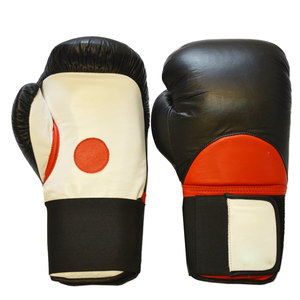 Gants de boxe pour entraînement professionnel en cuir de vachette doré gagnant Doigt complet réglable Couleur personnalisée Arts martiaux - Product Image 2