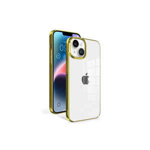 Coque de protection de luxe en silicone souple Netzy SAFA Sun Series Gold pour iPhone 14 Plus, compatible avec 7 Plus, 11 Pro, XR - Product Image 1