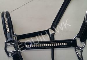 Venta al por mayor de calidad superior Inglés Saddle Style Horse Halter High Comfort Western Leather Accesorio Personalizado Color Logo - Product Image 2