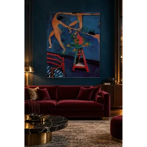 Impression sur toile Fida Matisse Dance et nature morte aux gladiolus - Product Image 3