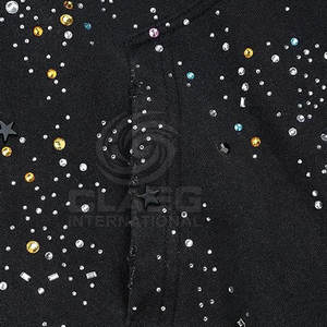 New Design Long Sleeves <b>Rhinestone</b> <b>Hoodies</b> with Custom Logo Wholesale Price <b>Rhinestone</b> <b>Hoodies</b> - Product Image 4