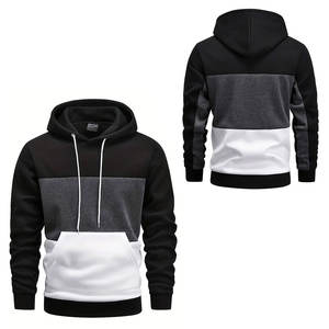 2025 nouvelle mode sweat à capuche personnalisé Street Wear personnalisé tissé couverture sweat pull décontracté hommes sweats à capuche - Product Image 4