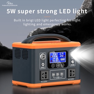Konfulon nouvelle version <span class=keywords><strong>2023</strong></span> Station d'alimentation solaire Portable, batterie au Lithium 500W 112500mAh UPS pour l'alimentation de <span class=keywords><strong>Camping</strong></span> - Product Image 3