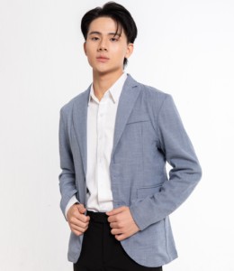 Venta al por mayor OEM ODM Hombres Mujeres Poliéster Blazer Precio competitivo por encargo Vietnam Phong Phu ABL1 Ligero Lino-como - Product Image 3