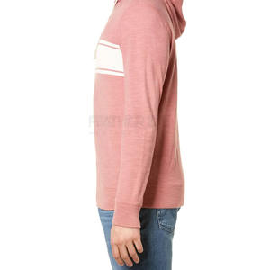 Sweat à capuche pour homme léger avec logo personnalisé OEM Matériau uni en coton surdimensionné teint à motifs pour l'hiver Taux de vente entier - Product Image 5