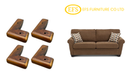 Pièces de meubles en bois de caoutchouc de qualité supérieure, design moderne, pour canapé, table, chaise, matériaux durables, pour salon et chambre à coucher