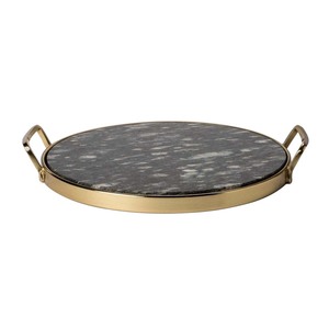 ถาดเสิร์ฟชากาแฟอาหารเช้าถาดเสิร์ฟอาหารค่ำแบบฝังมันเงา - Product Image 3