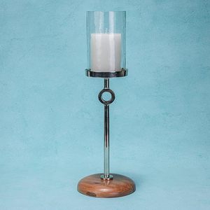 Decorative Metal Candle Holder With Curved Stand Ideal For Modern Living Room And <b>Bedroom</b> Decoration Purpose - Product Image 4
