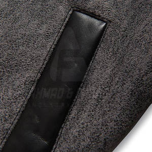 Veste en cuir et fourrure d'agneau pour femme, très vendue, respirante, écologique, personnalisable - Product Image 5