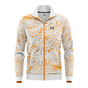 Veste de sport unisexe personnalisée avec logo imprimé, écologique, coupe-vent, respirante, fermeture éclair intégrale, coupe ample, pour le printemps - Product Image 4
