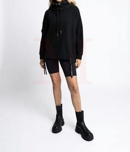 Sweat à capuche unisexe 100% coton mélangé avec poche hiver personnalisée capuche réglable avec motif uni Streetwear - Product Image 2