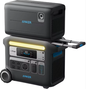 Meilleures ventes : Station d'alimentation portable F2000, batterie LiFePO4 4096Wh avec contrôleur MPPT, 4 prises AC jusqu'à 2400W, batterie externe - Product Image 2