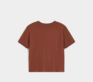 Vente chaude séchage rapide T-Shirt femme à manches courtes bon matériel été ample col rond femmes porte porter T-shirt - Product Image 2