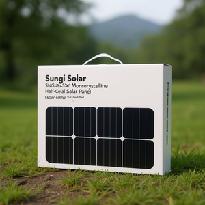 Panel Solar Monocristalino de Media Celda SNG 545 de Sungi Solar, 560W-600W, Certificado por TUV - Product Image 3