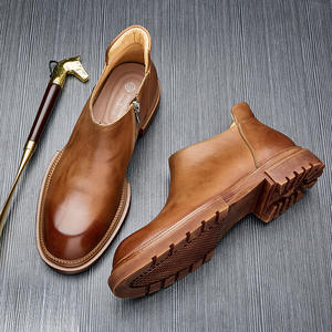 รองเท้าบูทคลาสสิกพร้อมพื้นกันลื่นและพื้นรองรับแรงกระแทกสำหรับใส่ทำงานและประชุมทางธุรกิจ - Product Image 2