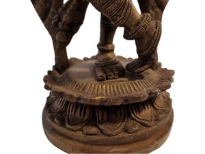 Diseño único Vintage Lord Krishna con acabado antiguo perfecto para sala de estar, oficina o decoración de habitación de meditación - Product Image 2