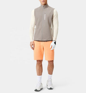 <b>Mens</b> Lightweight Canvas Softshell Full Zip <b>Hooded</b> Jacket Breathable Running Hiking Windproof Stretch Outdoor Sport Golf Vest - Product Image 3