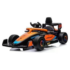 Coche Eléctrico RC MCLAREN 12V Equipo F1 Negro y Naranja 1123 BK Coche Montable 115x67cm - Product Image 1