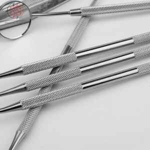 ชุดอุปกรณ์ดูแลช่องปากสำหรับการผ่าตัด พร้อมเข็มทันตกรรมสแตนเลสและกระจกตรวจช่องปาก สำหรับสุขอนามัยในช่องปากและการดูแลสุขภาพฟัน - Product Image 6