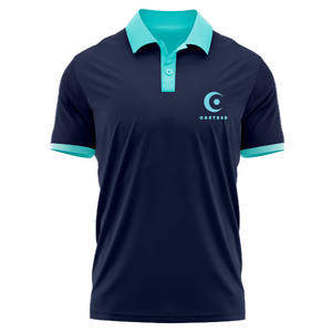 Polo en piqué de coton premium respirant anti-boulochage pour uniformes et vêtements de golf - Product Image 1
