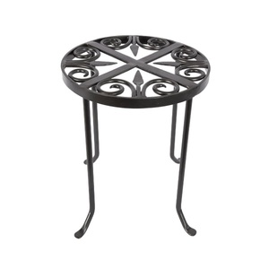 Attractive Design Round Shape Iron Plant <b>Stand</b> Flower <b>Pot</b> Plant <b>Stand</b> For Home Balcony Garden Backyard Decorative Plant <b>Stand</b> - Product Image 5