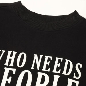 Sudadera sólida de fácil ajuste para hombre, sudadera informal urbana, jersey de corte recto cálido con cuello redondo, sudadera transpirable para hombre OEM - Product Image 6