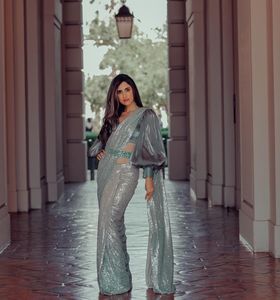 Saree indien de qualité supérieure, Look élégant, vêtements de fête, prix de gros, export et fabricant indien - Product Image 2