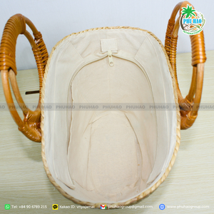Producto caliente Abraza la elegancia natural con bolsos de jacinto de agua hechos a mano para cada ocasión con alta calidad - Product Image 3