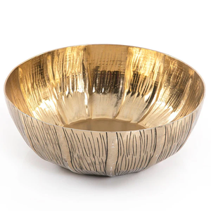 Antique Style Metal Bowl for Home Hotel and Restaurant Decor Gold Metal Bowl for Wedding and Event Decoration Bowls - Product Image 5