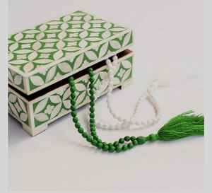 Relleno de resina de madreperla de hueso Natural de lujo troquelado patrón Floral impreso nuevos diseños marroquíes artesanía Emporium India - Product Image 2