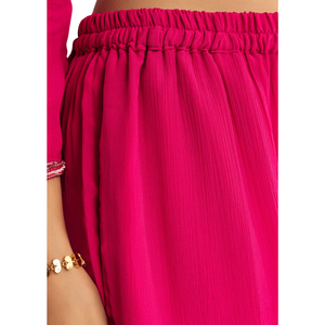 Pink Chinon Zardosi Work Kurta Palazzo Suit Venta al por mayor Mujeres Ropa étnica OEM Ropa Proveedor de fábrica Traje de fiesta personalizado - Product Image 6