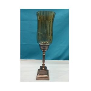 Soporte de pilar de vela hecho a mano, soporte de huracanes de vidrio transparente para decoración de iluminación de mesa de Navidad y boda - Product Image 3