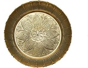 Assiette décorative indienne en laiton Prasad Katori pour ustensiles Pooja Pooja Articles d'article - Product Image 3