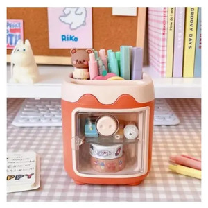 Porte-crayons de bureau Kawaii, organiseur de bureau pour marqueurs - Couleurs assorties - Product Image 5