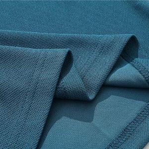 เสื้อโปโลผ้าฝ้าย100% พื้นสำหรับผู้ชายเสื้อยืดกอล์ฟลำลองแขนสั้นสำหรับใส่เล่นกีฬาพิมพ์ลายแบบถัก - Product Image 5