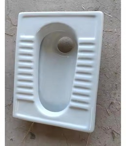 CT City Casserole moyenne profonde en céramique blanche Toilette accroupie Orissa Pan Sanitaire de l'usine indienne - Product Image 4