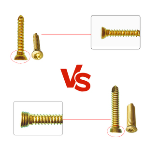 Vis à os orthopédique AO vis de verrouillage autotaraudeuse titane vétérinaire 2.4 & 2.7 & 3.5 plaques de traumatisme d'implant chirurgical - Product Image 5