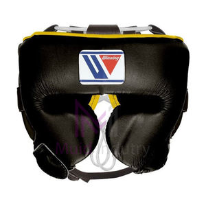 Nouveauté 2026, vente chaude, ensemble de boxe professionnel noir de combat, cuir véritable, ensemble de boxe personnalisé Winning, MI-BGS-12 - Product Image 3