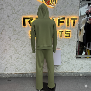 ชุดวอร์มมีซิปสไตล์ใหม่สีทึบคอลเลกชั่นเสื้อผ้าผู้ชายสำหรับฤดูหนาว - Product Image 6