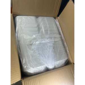 ProTakeOut, [9 x 5] Blanc 1 compartiment, 200 pièces, contenants à emporter avec fermeture à glissière centrale, durables et écologiques, MFPP - Product Image 2