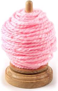 Soporte de hilo de madera Wood Arts con mecanismo giratorio, clásico, de 7 pulgadas, para hilar y guardar hilo y lana. - Product Image 2