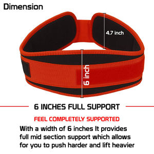 New Best Sale Powerlifting Weight Lifting <b>Back</b> <b>Support</b> Self Locking <b>Belt</b> Neoprene Nylon Made Weight Lifting <b>Belts</b> - Product Image 6