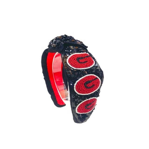 ที่คาดผมผ้าประดับลูกปัดสำหรับผู้หญิง ที่คาดผมปักลายลูกปัด-มีจำหน่ายในราคาขายส่ง - Product Image 6