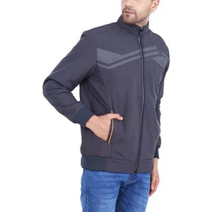 Impermeable poliéster Nylon personalizado impreso bordado sólido hombres bombardero chaquetas precio barato High Street estilo hombres chaquetas 2025 - Product Image 2