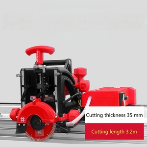 Machine de découpe de carreaux électrique automatique Dispositif de chanfreinage de carreaux à 45 degrés Outil de coupe de rail de dalles de pierre Produit de machines en pierre - Product Image 2