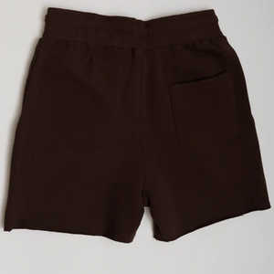 ชุดสเวตเตอร์ผ้าฝ้าย100% โอเวอร์ไซส์สำหรับผู้หญิงชุดสเวตเตอร์เสื้อครอปทรงหลวมมีฮู้ดสองชิ้นชุดสั้นสำหรับผู้หญิง - Product Image 4